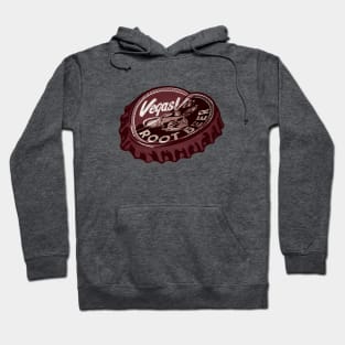 Vintage Vega Vic's Root Beer Bent Soda Bottlecap Hoodie